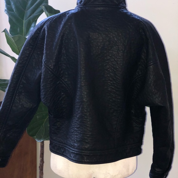 Silence + Noise Etienne Pebbled Faux Leather Coat - Picture 6 of 8